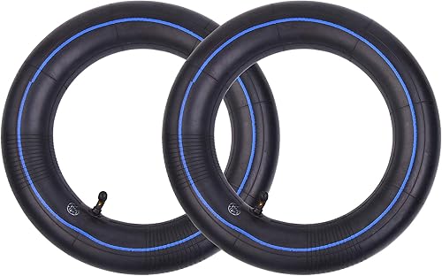 Paquete de 2 tubos interiores de 3.253.00-8 con vástago en ángulo TR-87 de repuesto para carretilla de 8 pulgadas, mini helicóptero, neumático Go