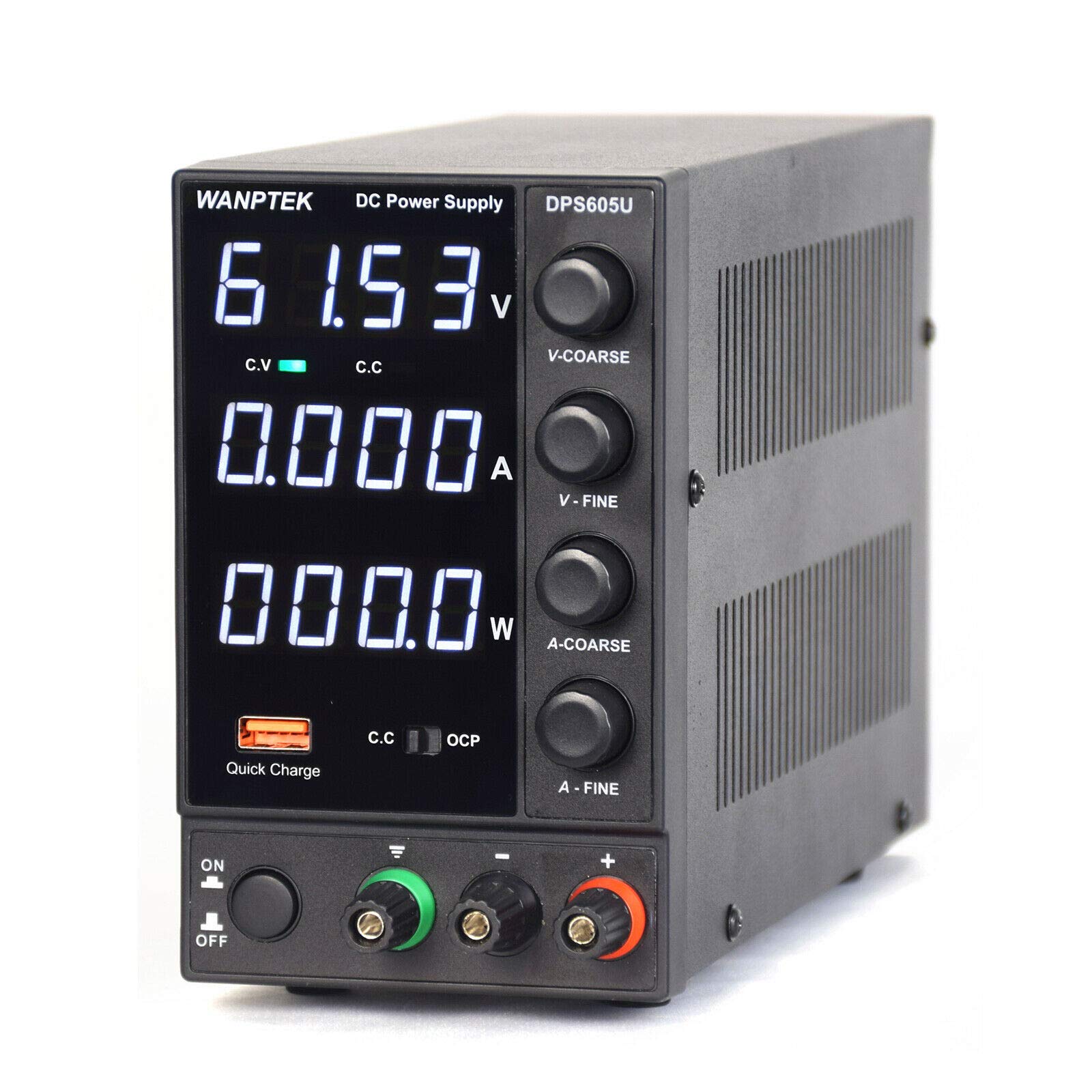 Einstellbare Netzteile DC-Schaltnetzteil Labor Netzteile 300W 60V 5A DPS605U DC-geregeltes 4-Stufen-Schaltnetzteil Drei Fenster Zeigen Spannung, Strom und Leistung an