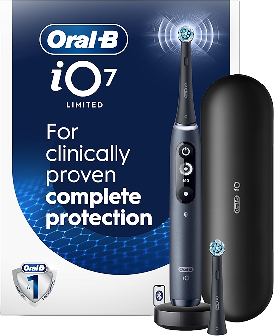 奥林巴斯 iO7 电动牙刷，黑色，限量款，完整保护方案