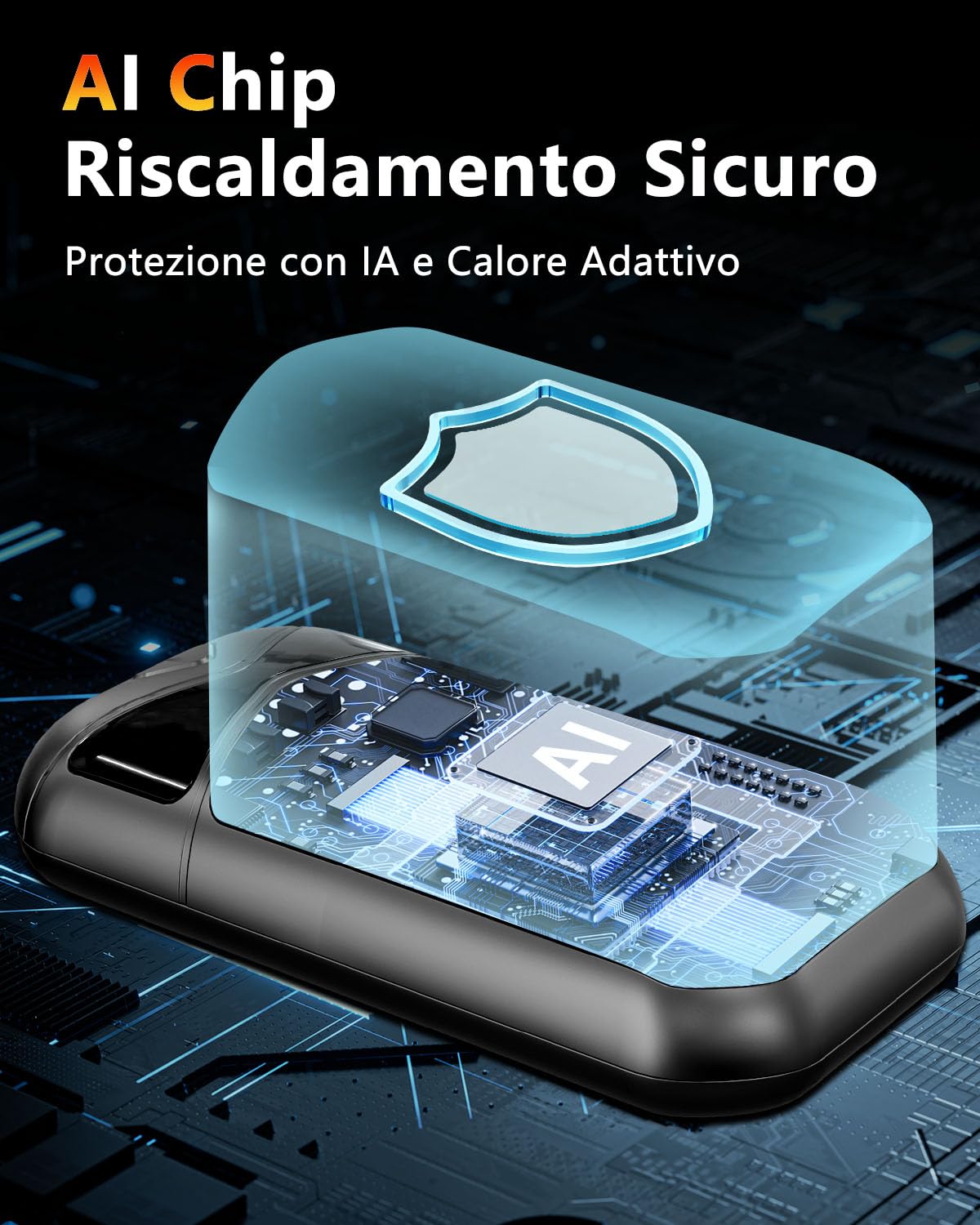 Scaldamani Ricaricabile Magnetico 2 in 1, Scalda Mani Elettrico Portatile, Ultra Leggero& Ultrasottile, Powerbank Scaldamani Calore con 3 Livelli, Riutilizzabile Regali, Adatto per Attività All'aperto