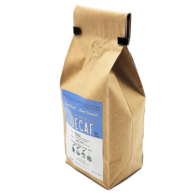 Café Orgánico Descafeinado Peruano Grano Entero 12oz miniatura 2