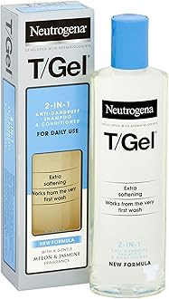 Neutrogena T/Gel 2-in-1 Anti-Dandruff Shampoo Plus Conditioner, 125 ml