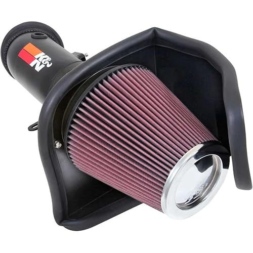 K&N Cold Air Intake System: High-Flow Air Filter, Increase Performance & Acceleration: Compatible with 2015-2016 Dodge: Challenger, Charger, 69-2550TTK