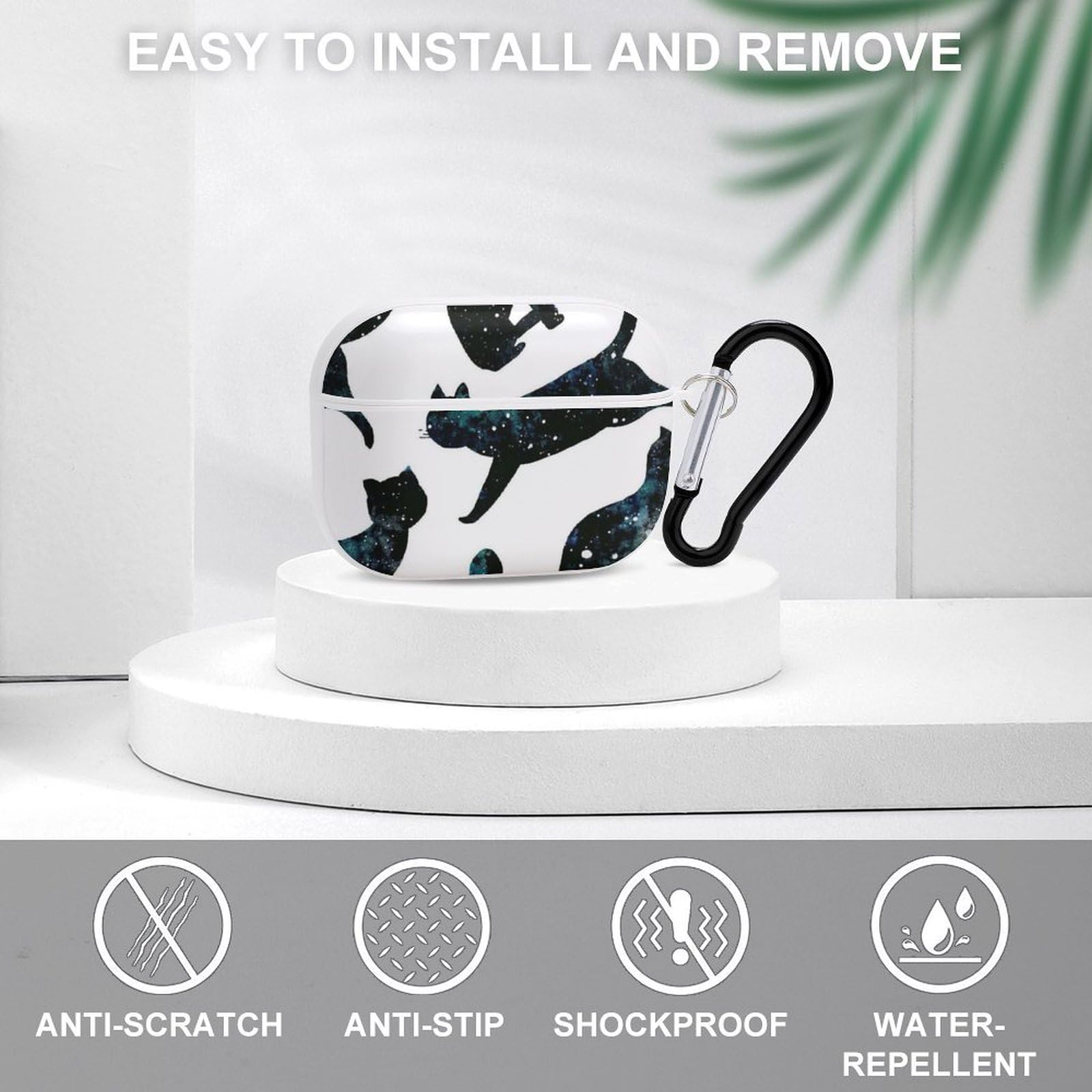 Amazon | 猫と宇宙のおしゃれな AirPods Pro2 ケース 2022年9月発売