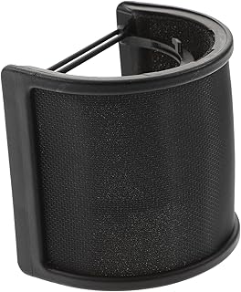 SECFOU Tela De Explosão De Microfone Tela De Metal De Microfone Portátil Tela De Microfone Portátil Protetor De Vento Filtro De Microfone Capas De Microfone Capa De Vento De Metal Metal