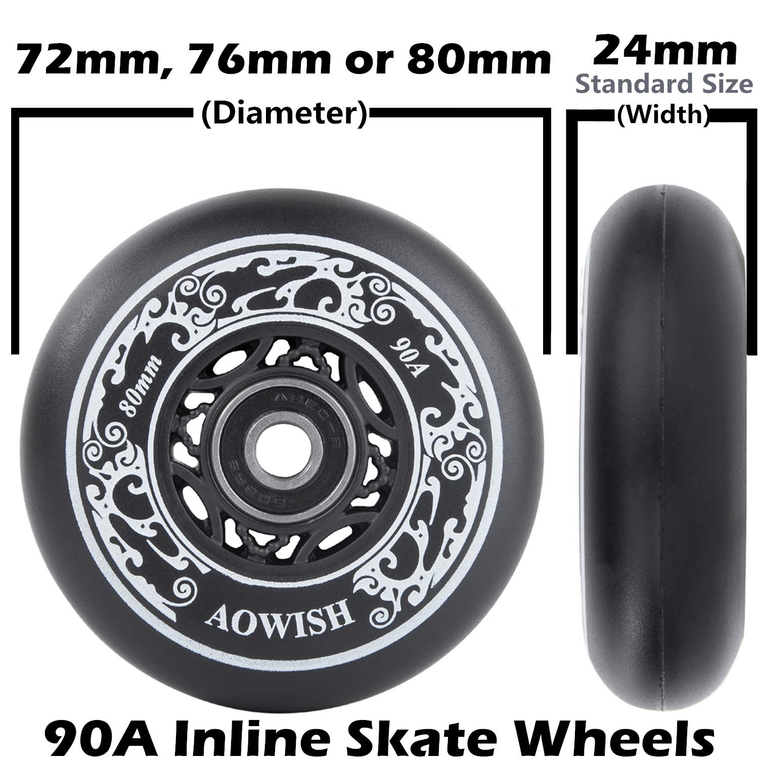Inline Skate Replacement Wheels - Roues de Rechange pour Rollers en Ligne