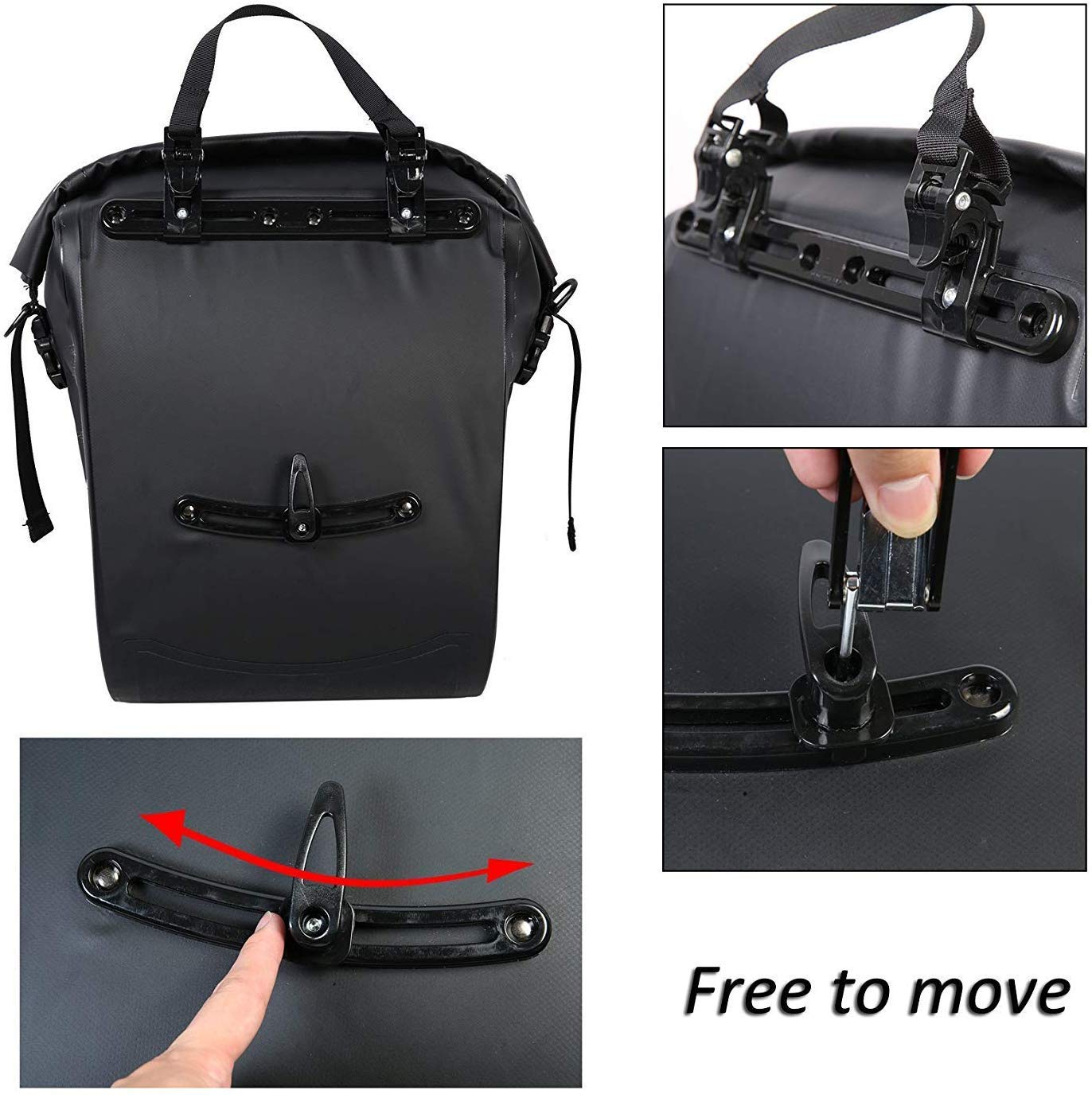 Amazon | Roswell 141364 完全防水 自転車パニア 容量20L 自転車ラック