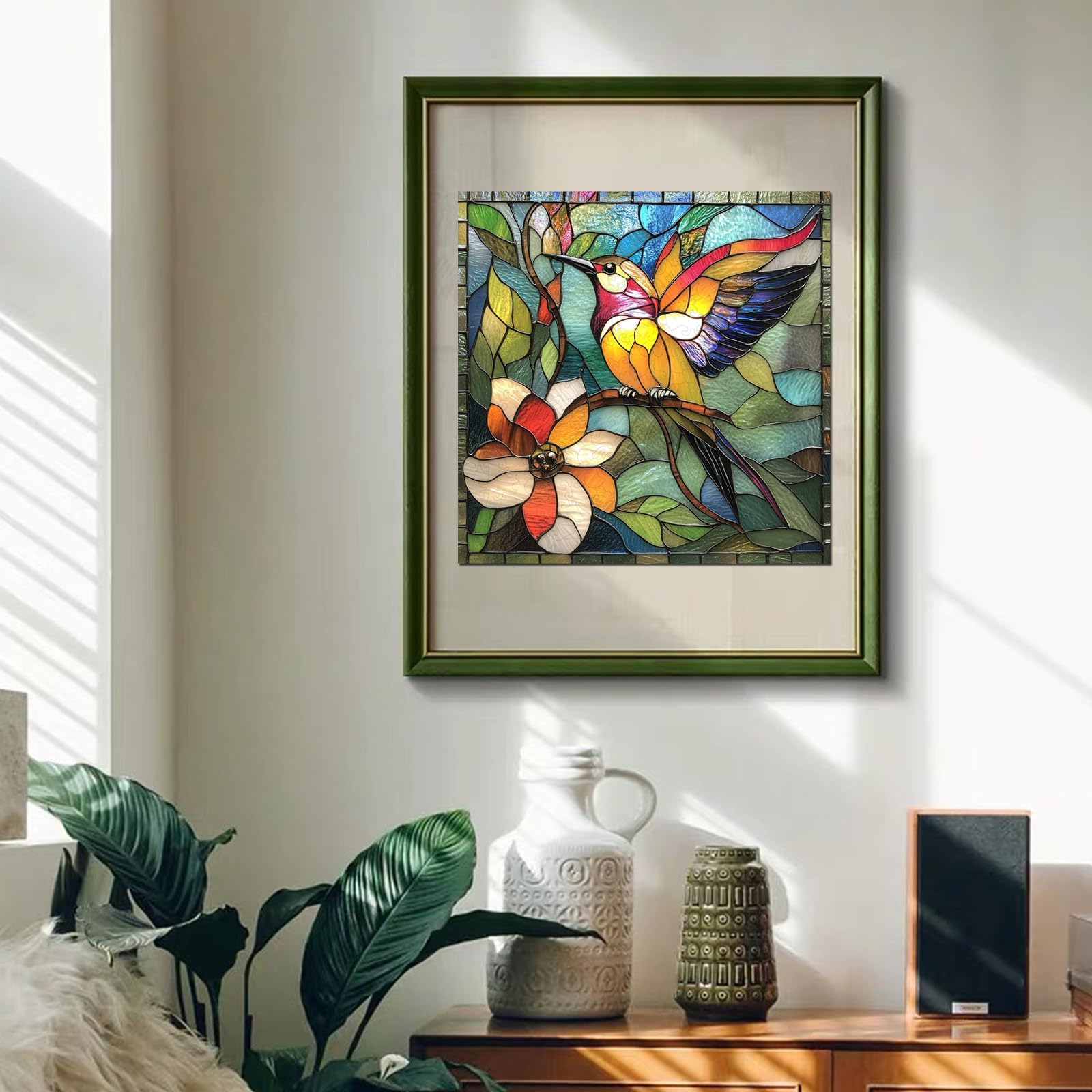 Qiuenisray Puzzle in legno per adulti, puzzle in legno, colibrì, puzzle in legno con scatola, certificato FSC, regali creativi per giochi di famiglia, 300 pezzi, 31,5 x 31,5 cm