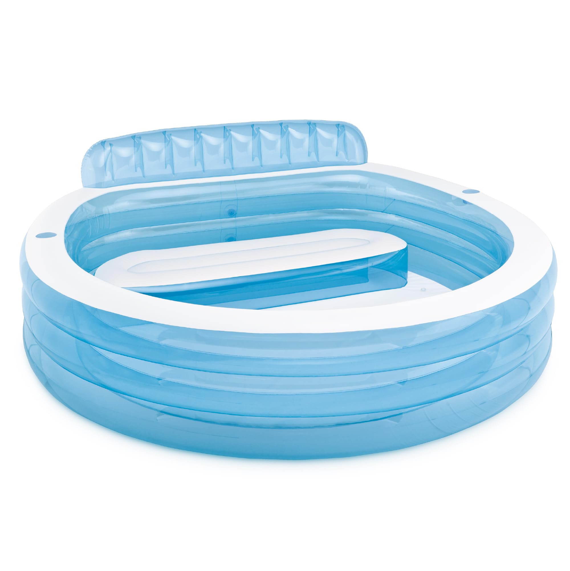 Intex 57190EP Swim Center Family Lounge Piscine Ronde Gonflable Bleu 90 x 86 x 31 cm