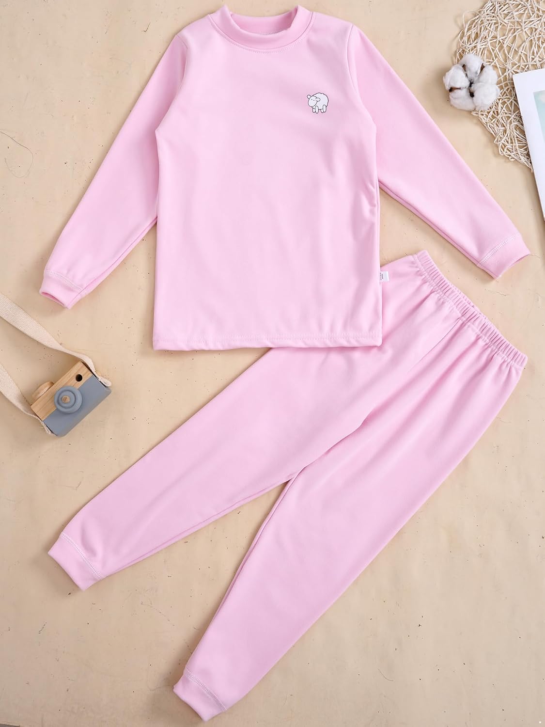 YiZYiF Kids Thermal Underwear Warm Winter Outfit Gym Workout Sportwear Long Sleeve Base Layer Top with Legging