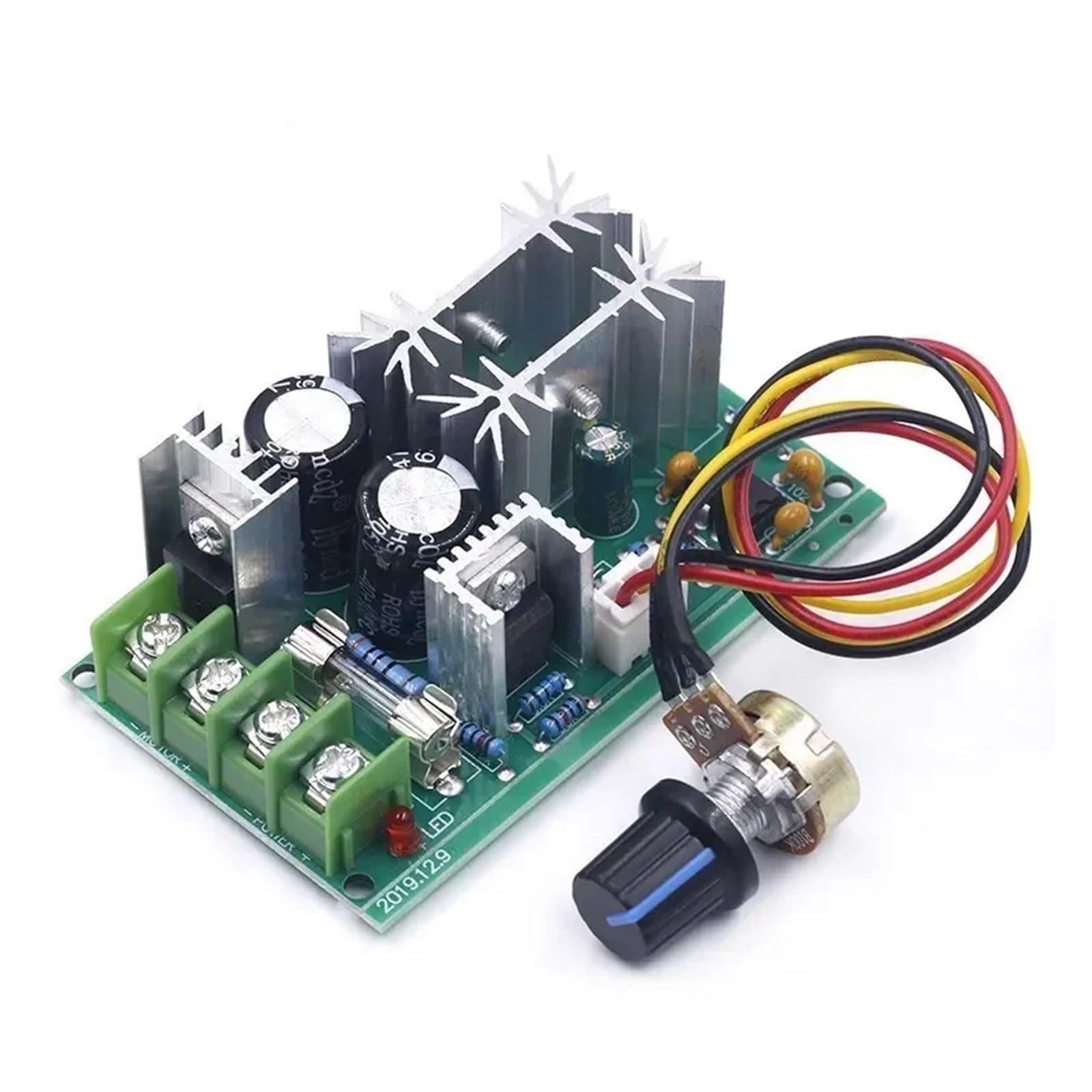 Motortreiber, 5 Stücke DC10-60V DC Motor Geschwindigkeit Regler 12V 24V 36V 48V High Power Stick Modul PWM 20A Strom,Intelligente Steuerung
