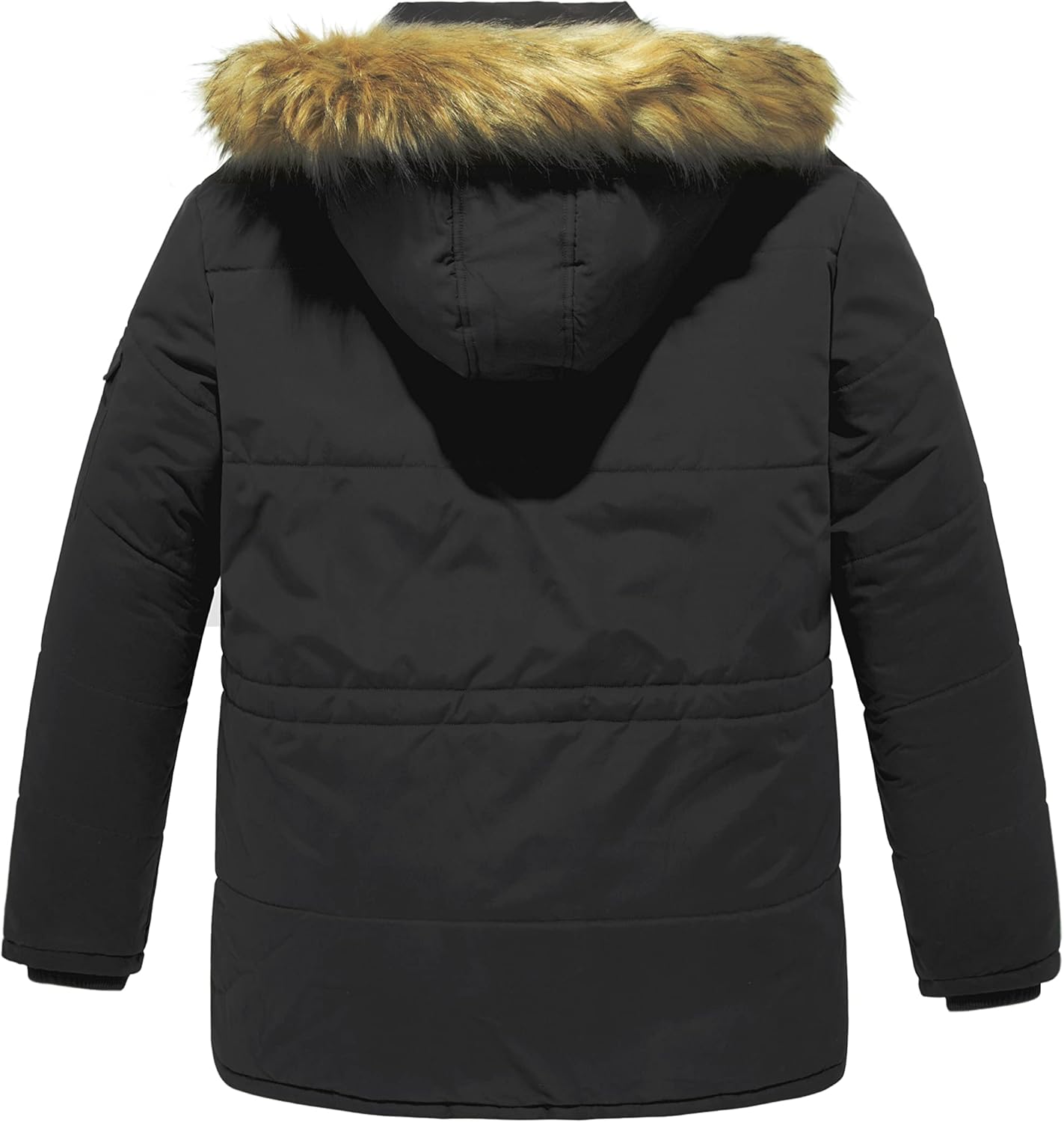 Soularge Men's Big and Tall Winter Warm Heavy Hooded Parka Jacket - Image 2