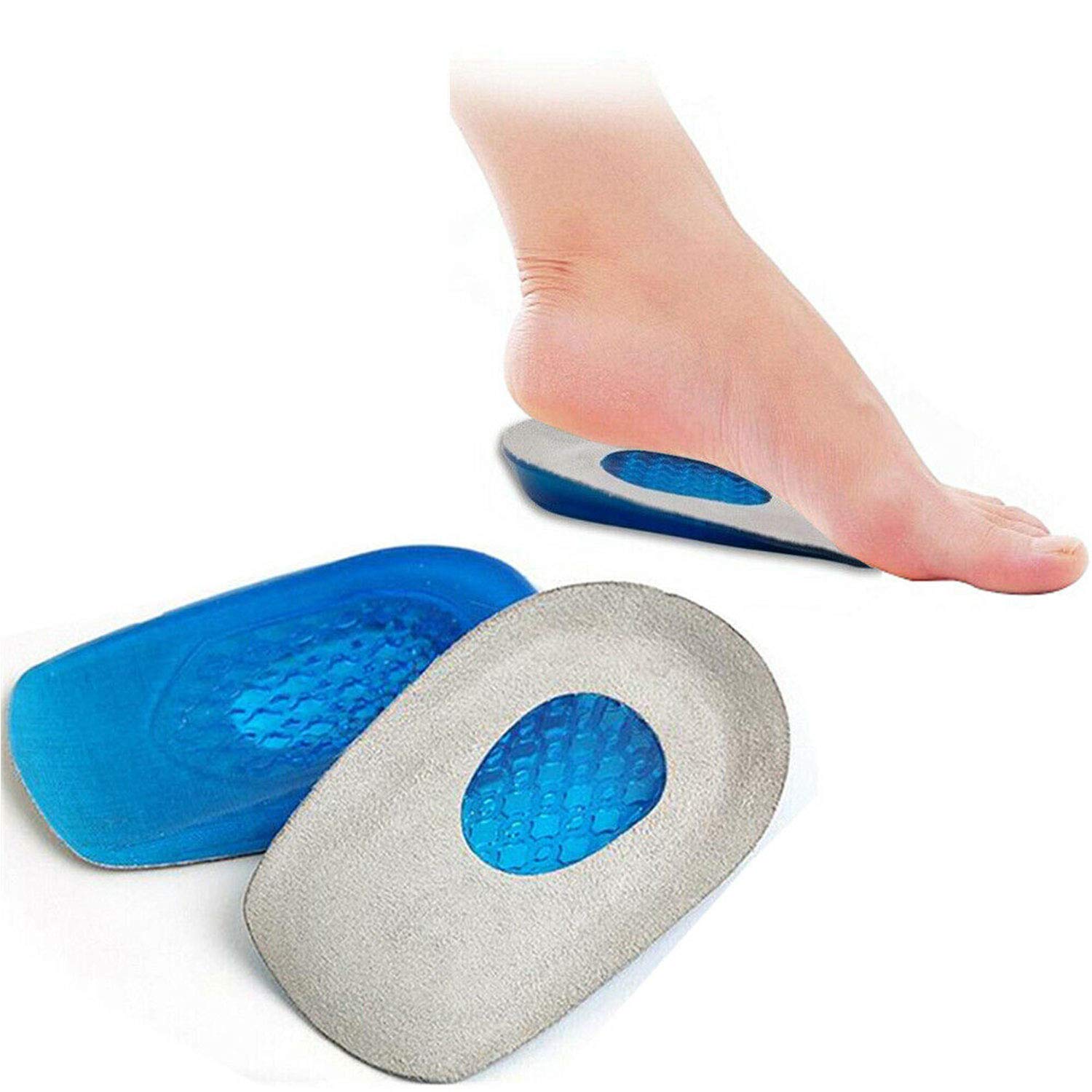Pedimend fascite plantare e tallone (2PAIR – 4pcs) - gel tallone cuscino - riduce il dolore, gonfiore e disagio causato da running/jogging o piedi - per uomini e donne - Foot Care