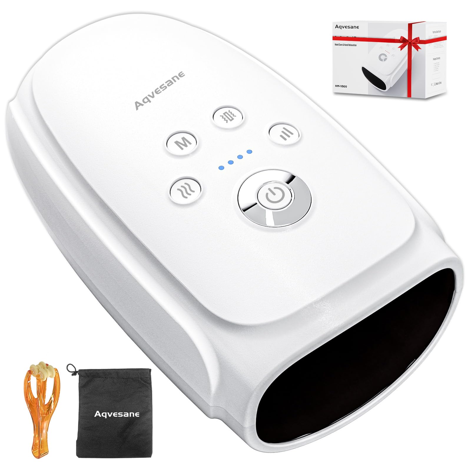 Aqvesane Hand Massager with Heat and Compression,