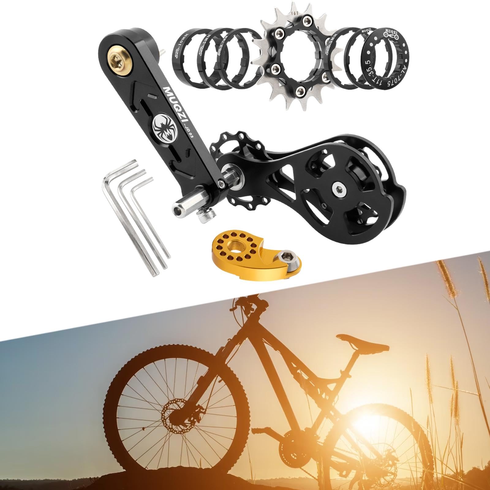 Amazon | Tachiuwa マウンテンバイクシングルスピード変換キット