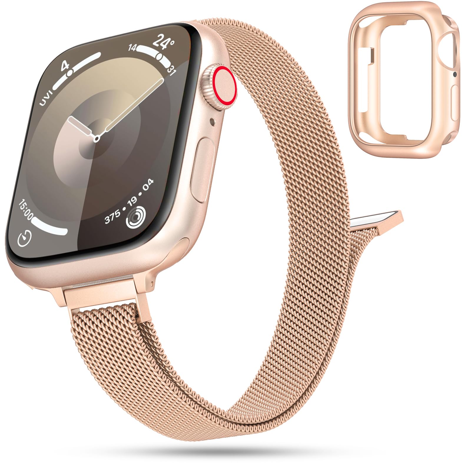 Gold Milanese Loop I Watch Rose Gold Milanese Loop Band For Apple