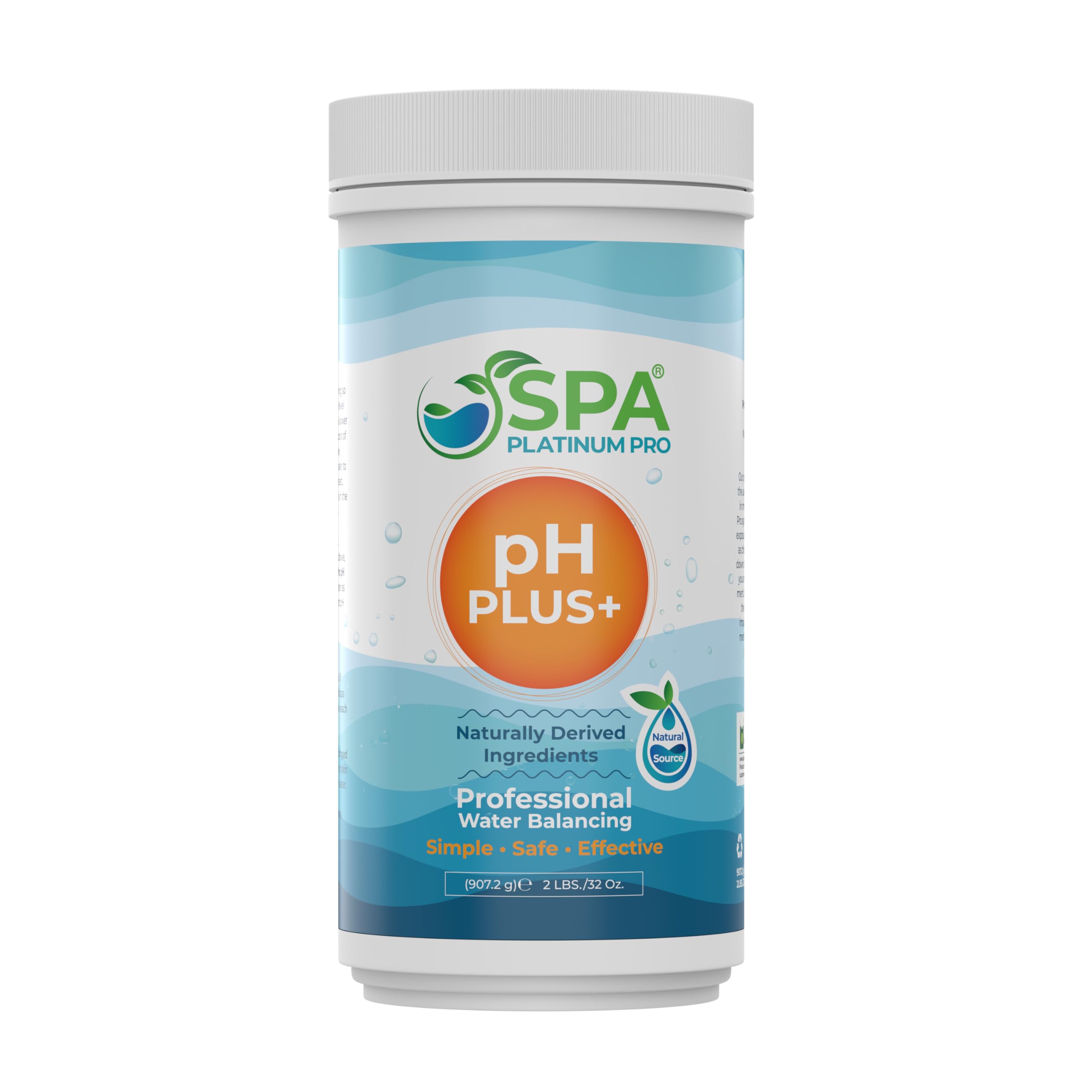 Spa Platinum Pro ph Increaser for Hot Tub, ph Increaser Granule Powder for Spa Hot Tub, Balance Your pH Up & Down Levels Effectively with ph Increaser for Pool and Hot Tub Safe for All Spa Types. 2LB