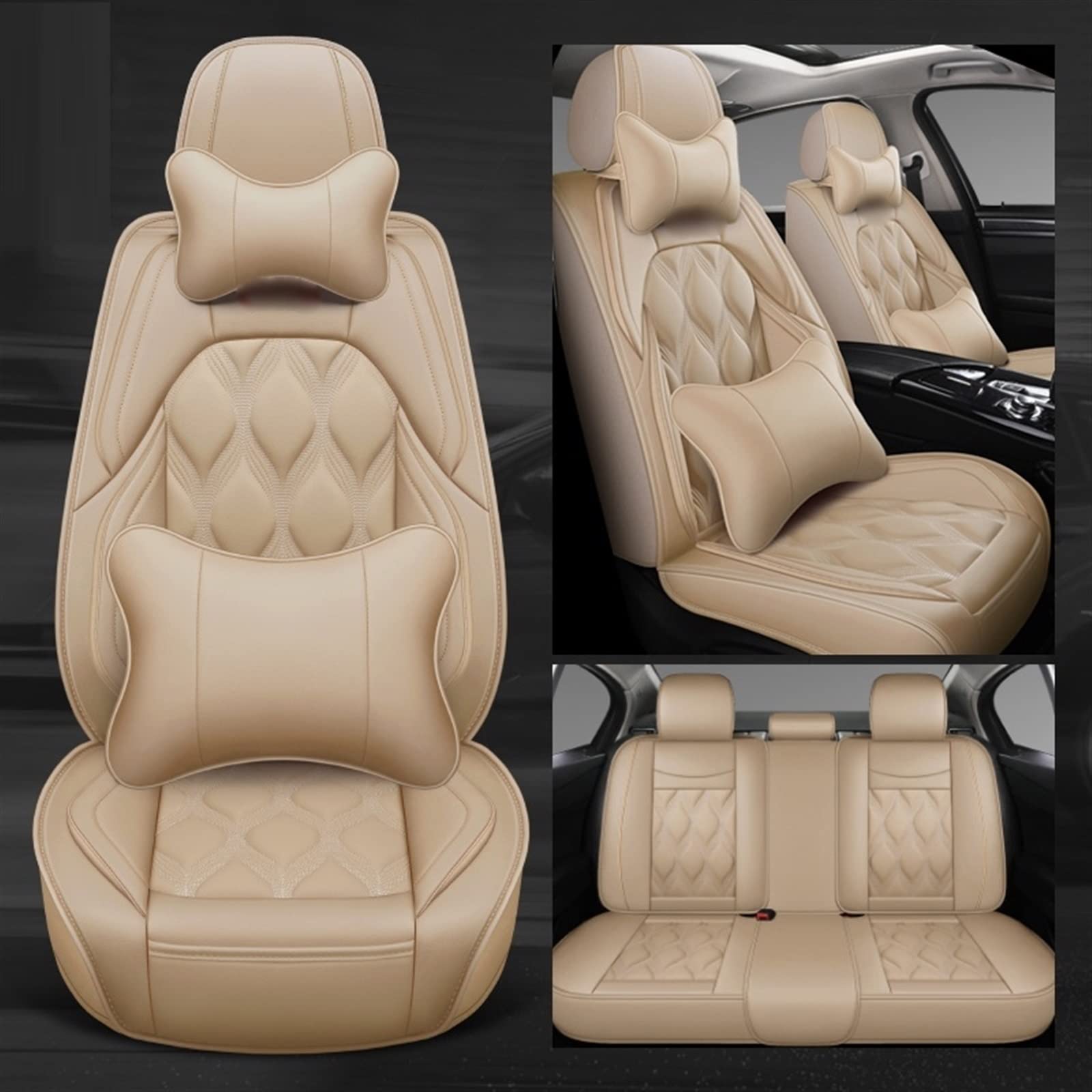 JTWMTY Car Seat Cushion Covers Automotive Interior For Peugeot 206 307 407 207 208 2008 3008 508 308 406 301 607 protectors