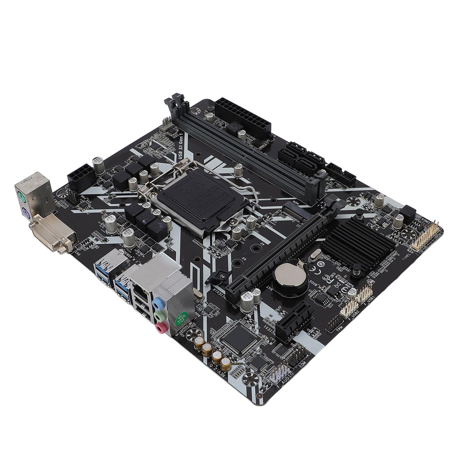Płyta Główna z dwukanałową pamięcią DDR4 Obsługuje Gniazdo LGA 1151 Socket 9. 8. Generacji, dla Core I9 I7 I5 I3, dla Pentium, dla Celeron z siecią GbE LAN, Układ Dźwiękowy
