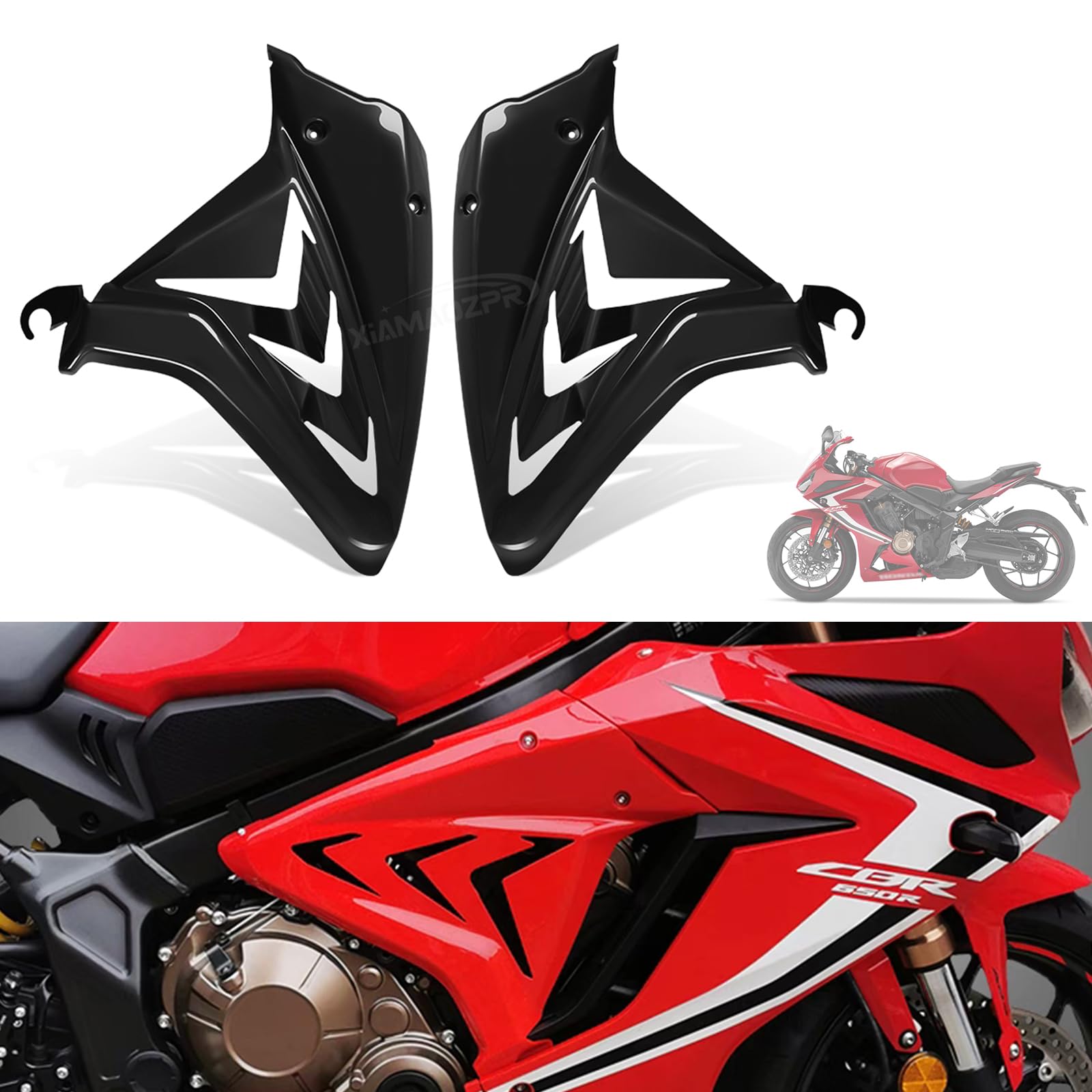 puig HONDA CBR650R '21〜 カウルサイドカバー 21333R ウィングキット HONDA CBR650R 21'- | 21333 Puig (プーチ
