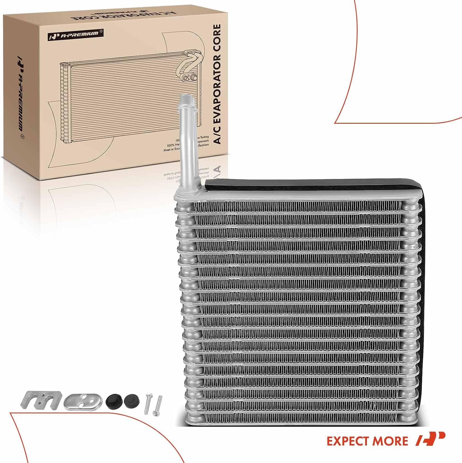 A-Premium AC Evaporator Core Compatible with Dodge Nitro 2007 2008 2009 2010 2011, 4WD only, with Right Hand Drive