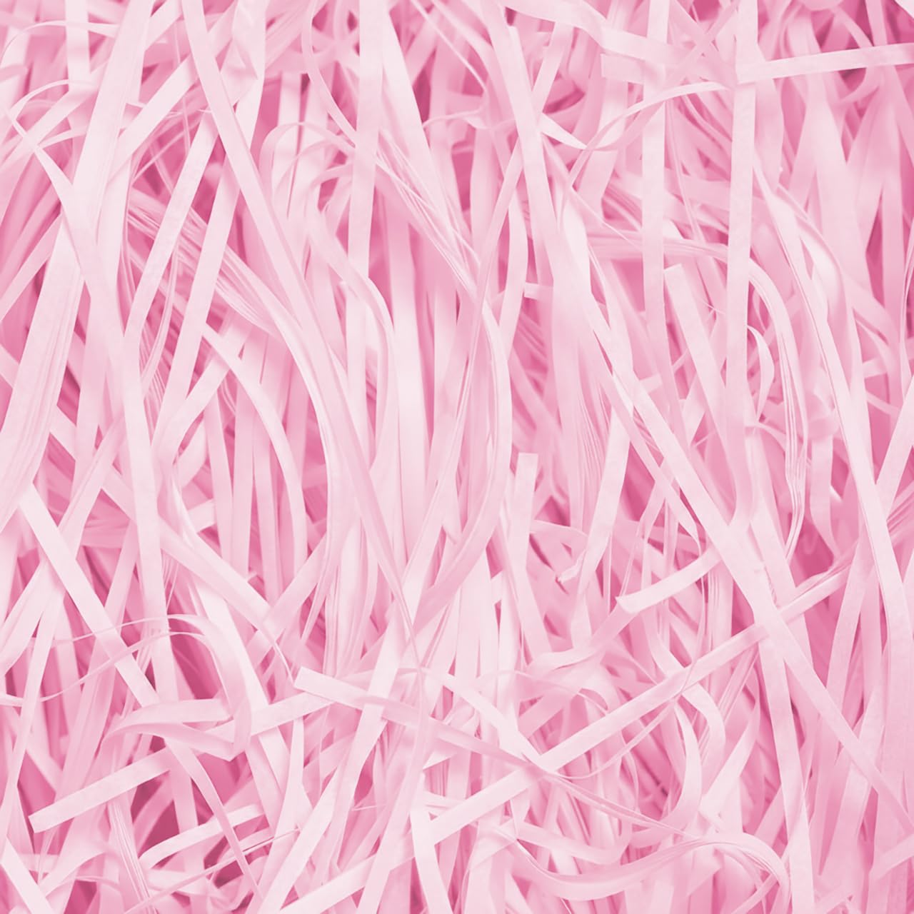 Emartbuy 500 Grams - Pink Pink Shredded Paper 500G – Soft Tissue Gift Filling For Hampers, Packaging & Crafting | Lightweight Paper For Gift Boxes, Baskets & Decorations