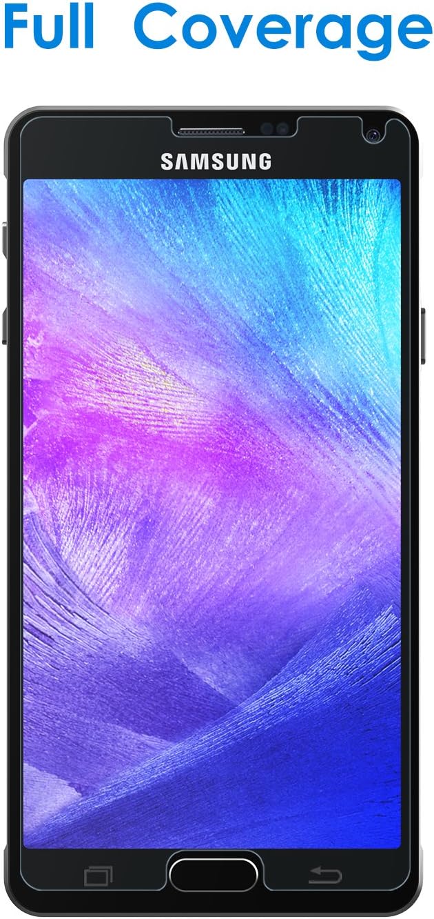 Note 4 Screen Protector, JETech Premium Tempered Glass Screen Protector Film for Samsung Galaxy Note 4-0860