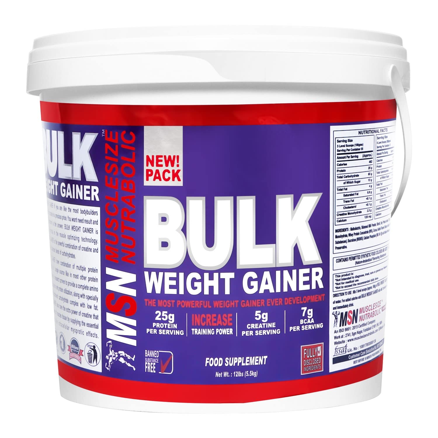 MUSCLE SIZE Bulk Weight Gainer Powder 5.5kg (Kesar Pista) (B0C38VKG43) Amazon Price History, Amazon Price Tracker