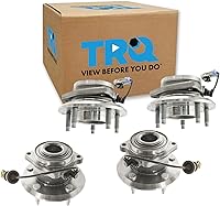 Vista 70 de TRQ Par de conjunto de cubo de cojinete de rueda delantera izquierda derecha, 2 piezas compatible con Lexus GX460 2003-2009 GX470 2003-2023 Toyota