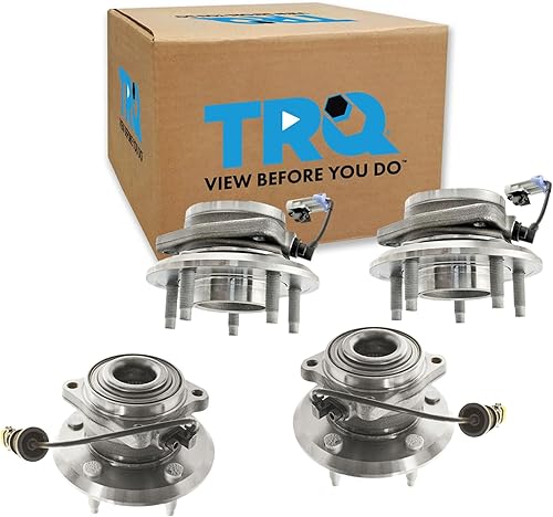 Miniatura 70 de TRQ Par de conjunto de cubo de cojinete de rueda delantera izquierda derecha, 2 piezas compatible con Lexus GX460 2003-2009 GX470 2003-2023 Toyota