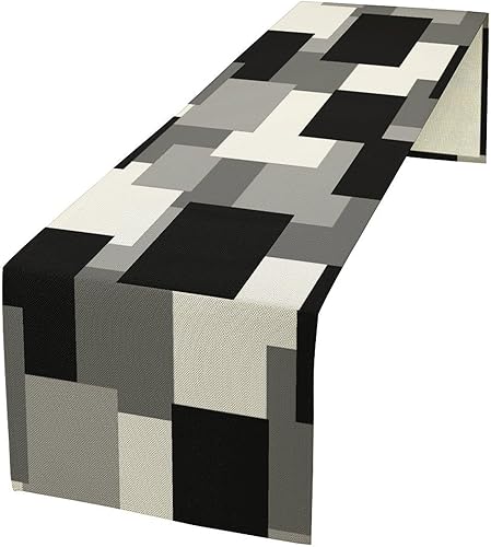 Miniatura 23 de Camino de mesa ondulado retro, abstracto, colorido, arcoíris, ondas, remolinos, lindo, bohemio, estético, para casa de campo, cocina, mesa de