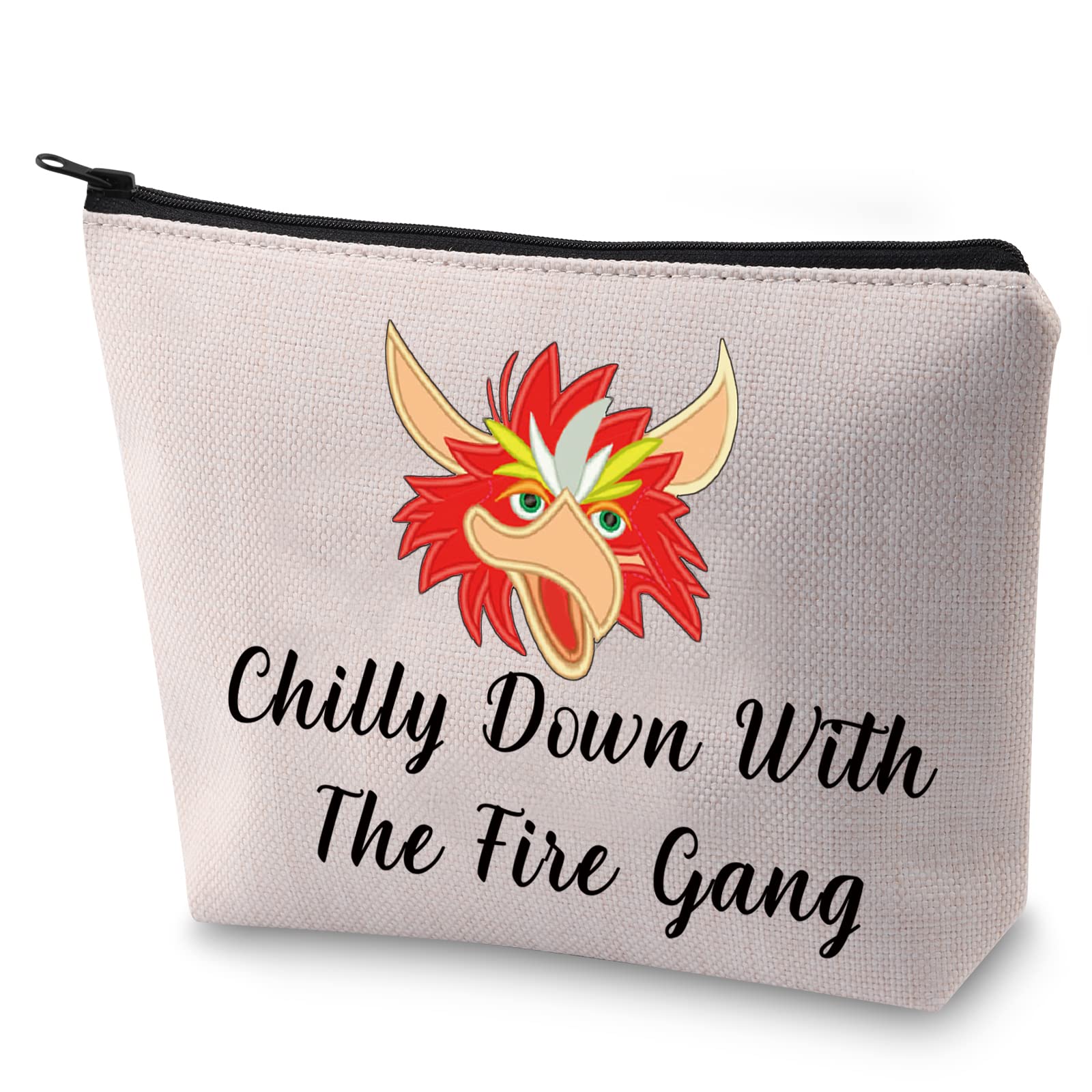 Chilly Down Makeup Bag Labyrinth Inspired Gift Chilly Down With The Fire Gang Cosmetic Bag for Women, Chilly Down