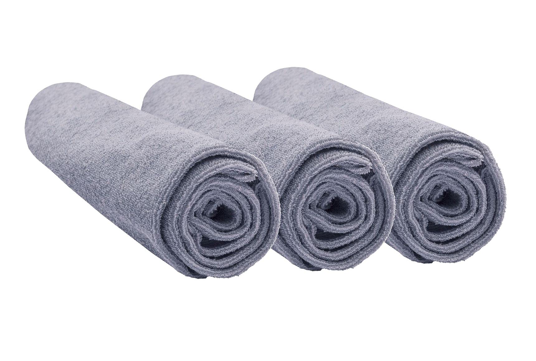 Set of 3 Cotton Changing Mat Covers, 50 x 70 cm, 7 Colours Available (Grey)