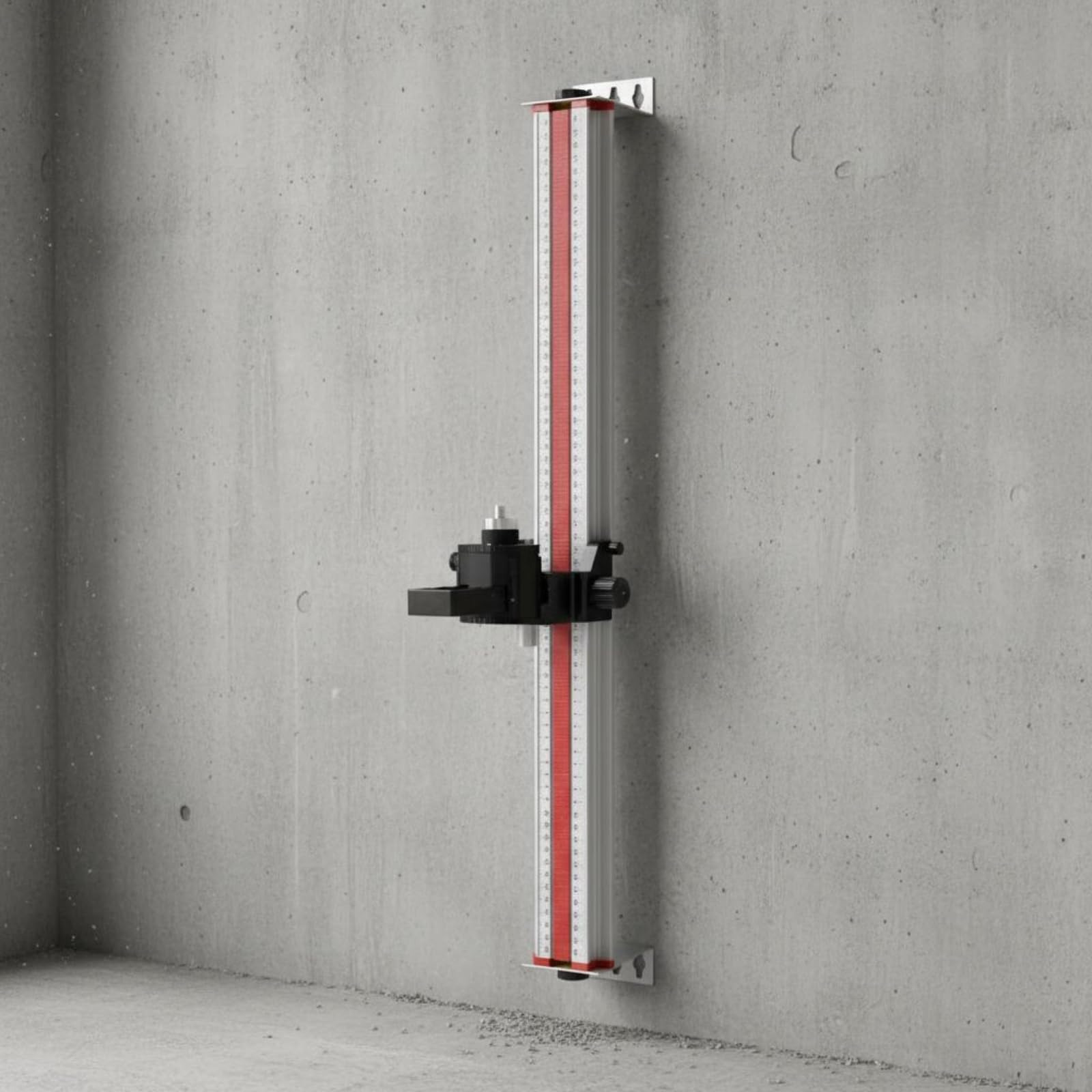 Supporto Staffa mento Staffa Regolabile Base Parete Braccio Scorrevole in Lega di Alluminio con Movimento su E Giù E Posizionamento Preciso Adatto per , 60 Cm