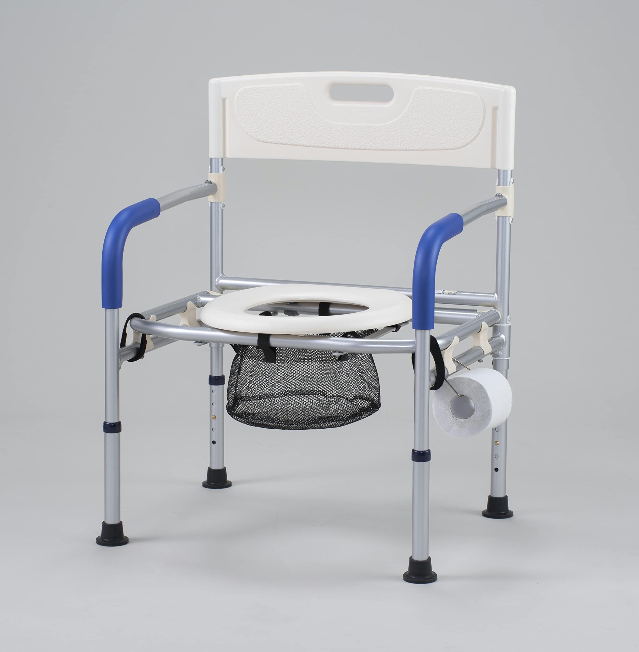 Amazon.co.jp: イーストアイ VE30 手すり付きポータブルトイレワイド