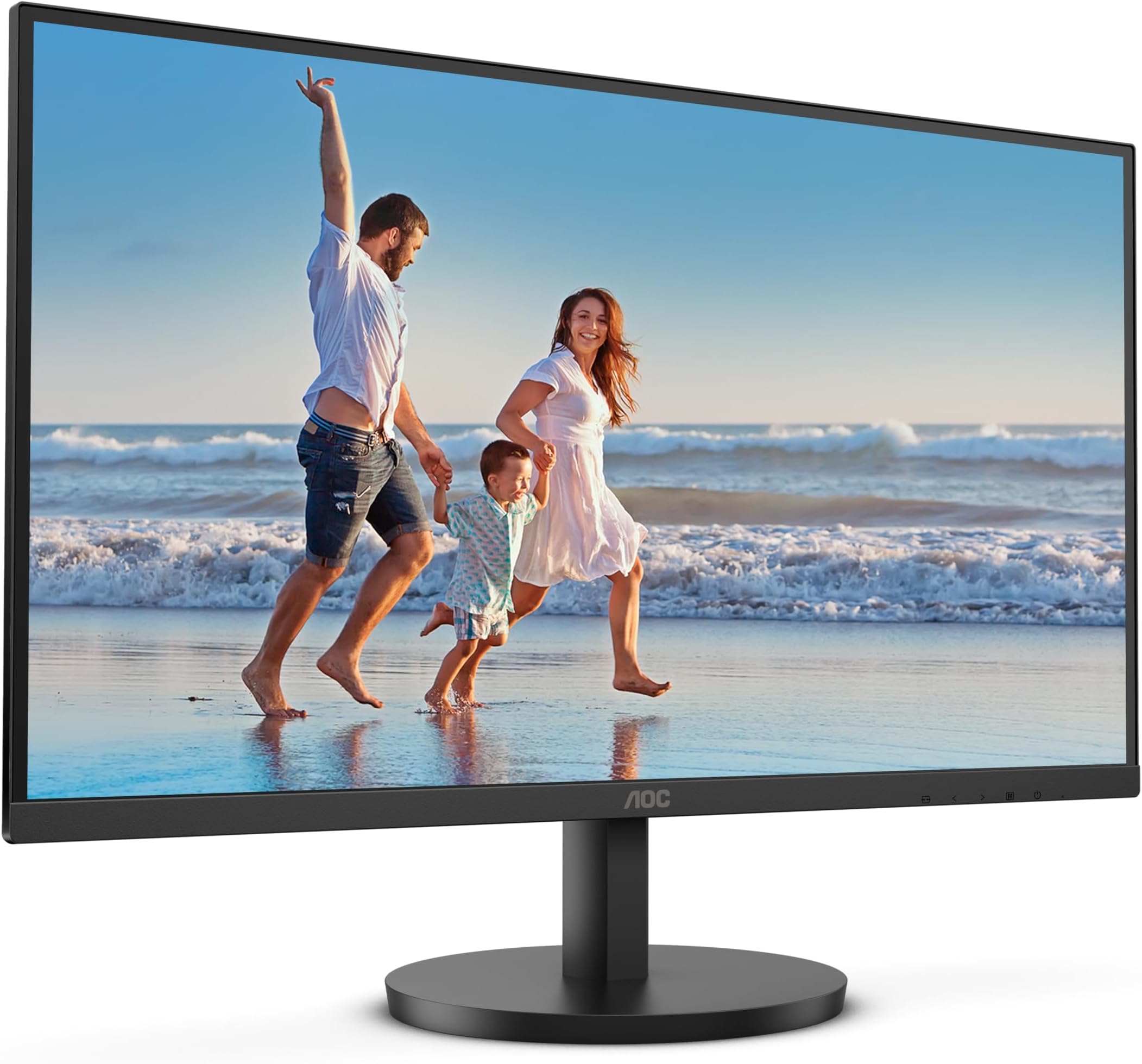 AOC 27B3HM - 27 Inch FHD Monitor, 75Hz, VA, 4ms, FreeSync, Low Blue Light, Flicker Free, Frameless Design (1920 x 1080 @ 75Hz, 250 cd/m, HDMI, VGA)