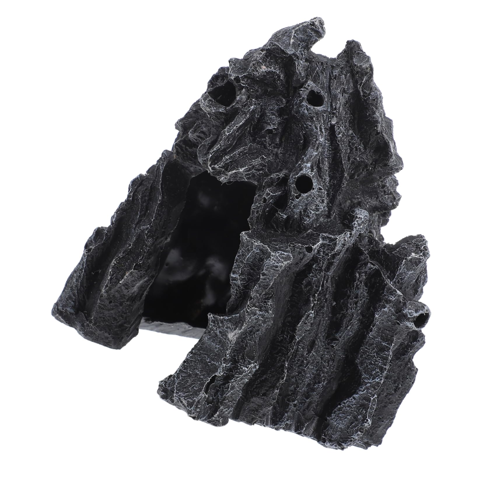 Toddmomy Reptile Hideout Cave Decorative Resin Habitat for Snakes Lizards and Natural Aquarium Decor Durable Stain Resistant Design Snake Tank Accessories