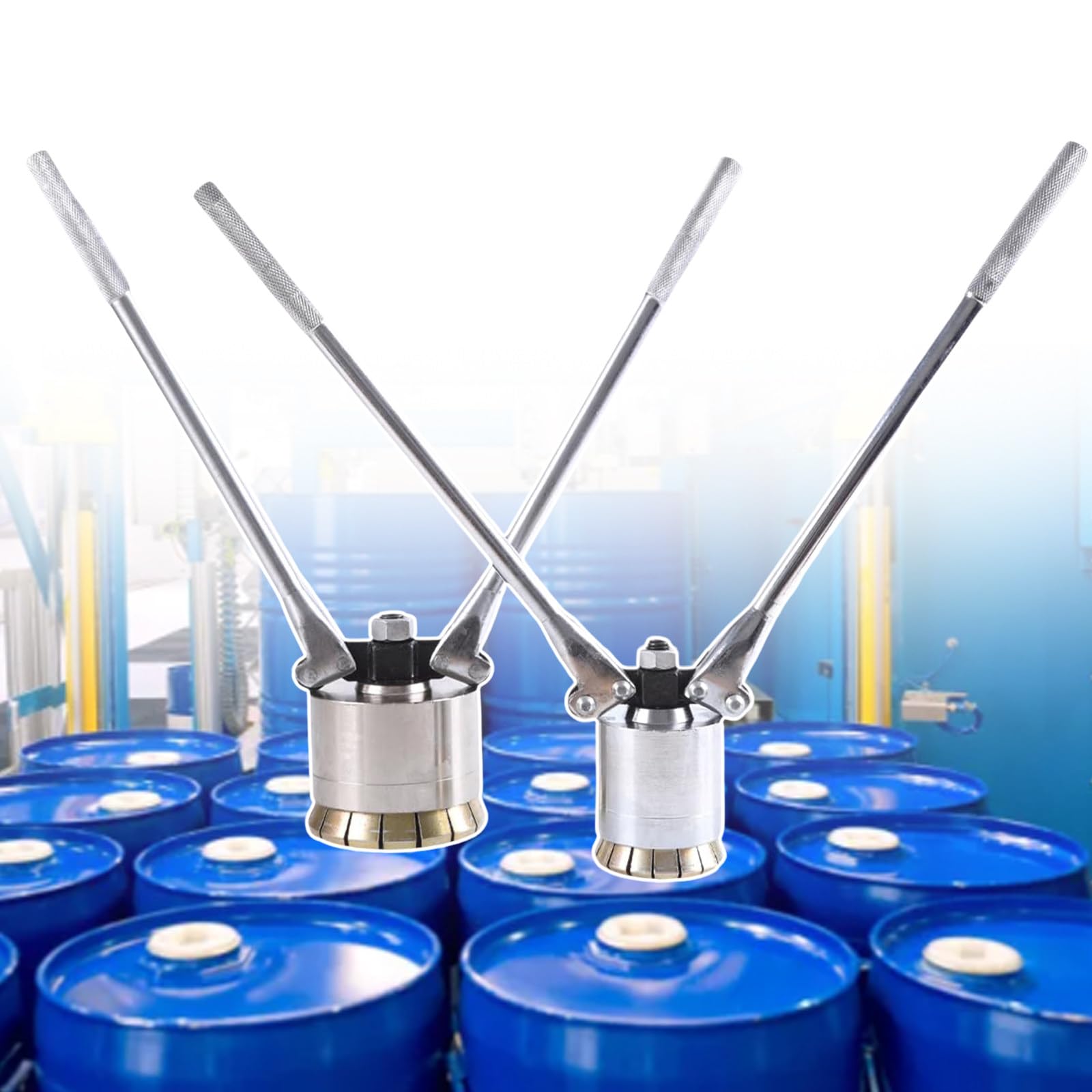 Máquina de engastar tapones de presión para sellar bidones de aceite de 200 litros sin fugas