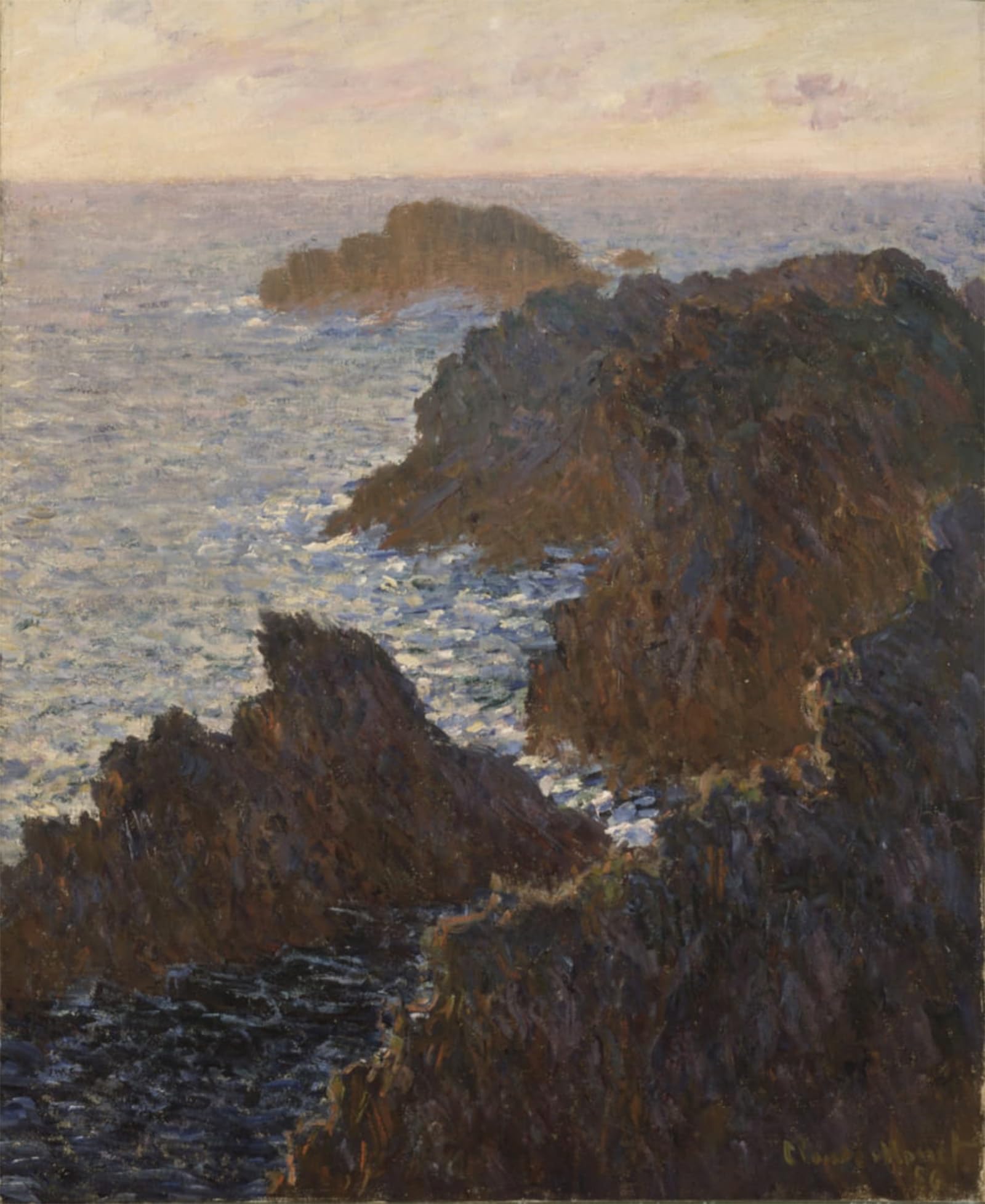 Tableau Monet Belle Isle Port Domois | Émotion Impressionniste - 5