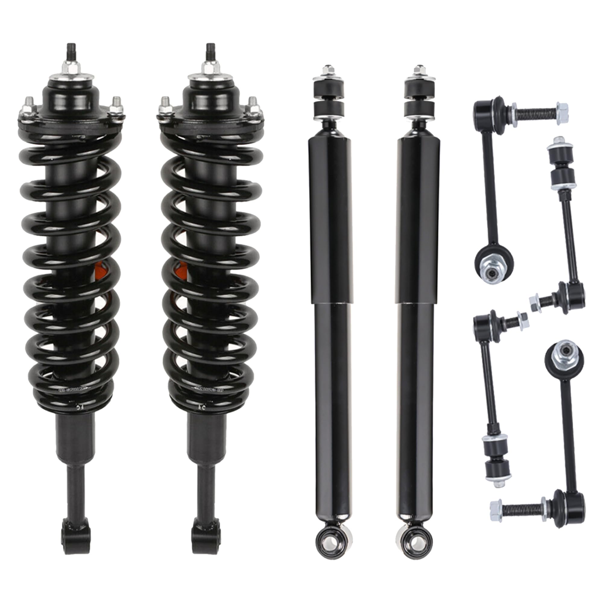 MOSTPLUS 8PCS Front Struts & Sway Bar Links Kit Compatible for 2003-2018 Toyota 4Runner, 2007-2014 FJ Cruiser 437270 171371L K90677 K80469