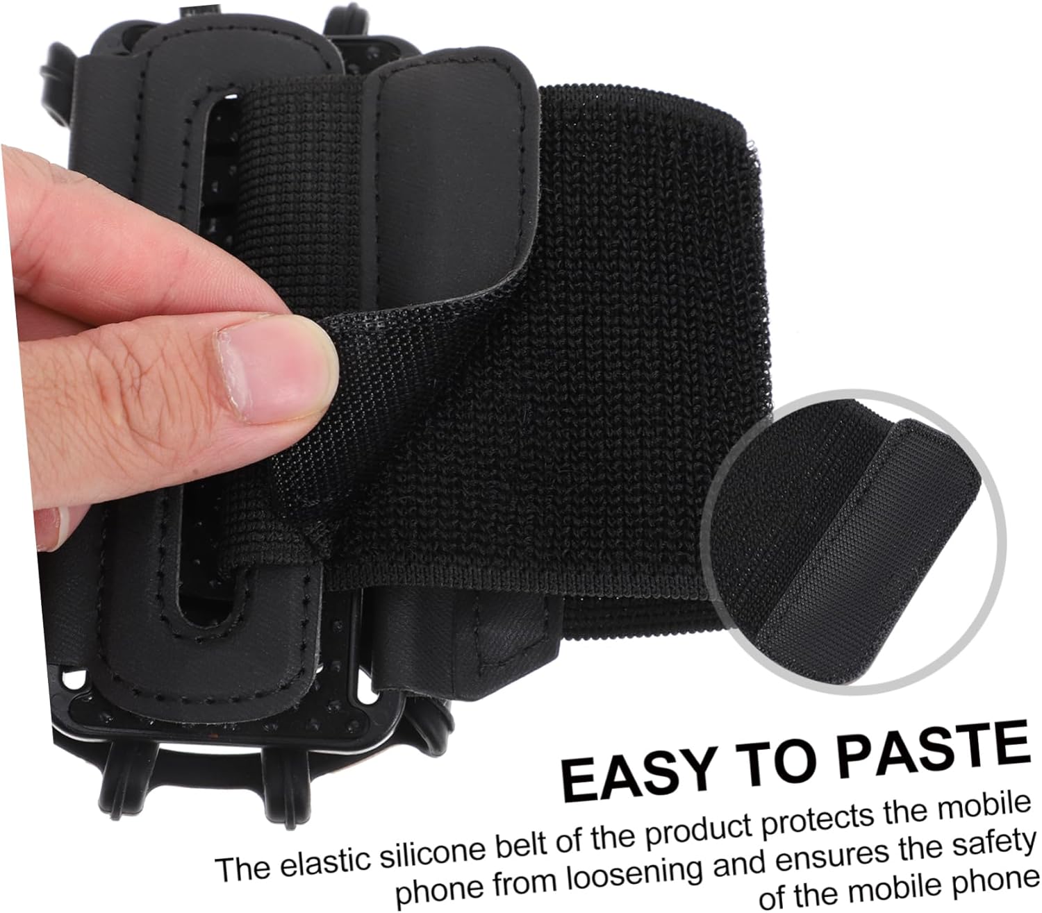 NUOBESTY 360° Rotatable Sport Wristband for Cellphone Adjustable Phone Arm Bracket for Outdoor Activities Running and Biking Compatible Smartphones