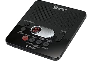 ATT Answering System with Call Block and Digital Voice Mail Plus Answering Machine