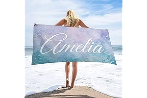 Personalized Monogrammed Beach Towels: Perfect Gift for Boys and Girls