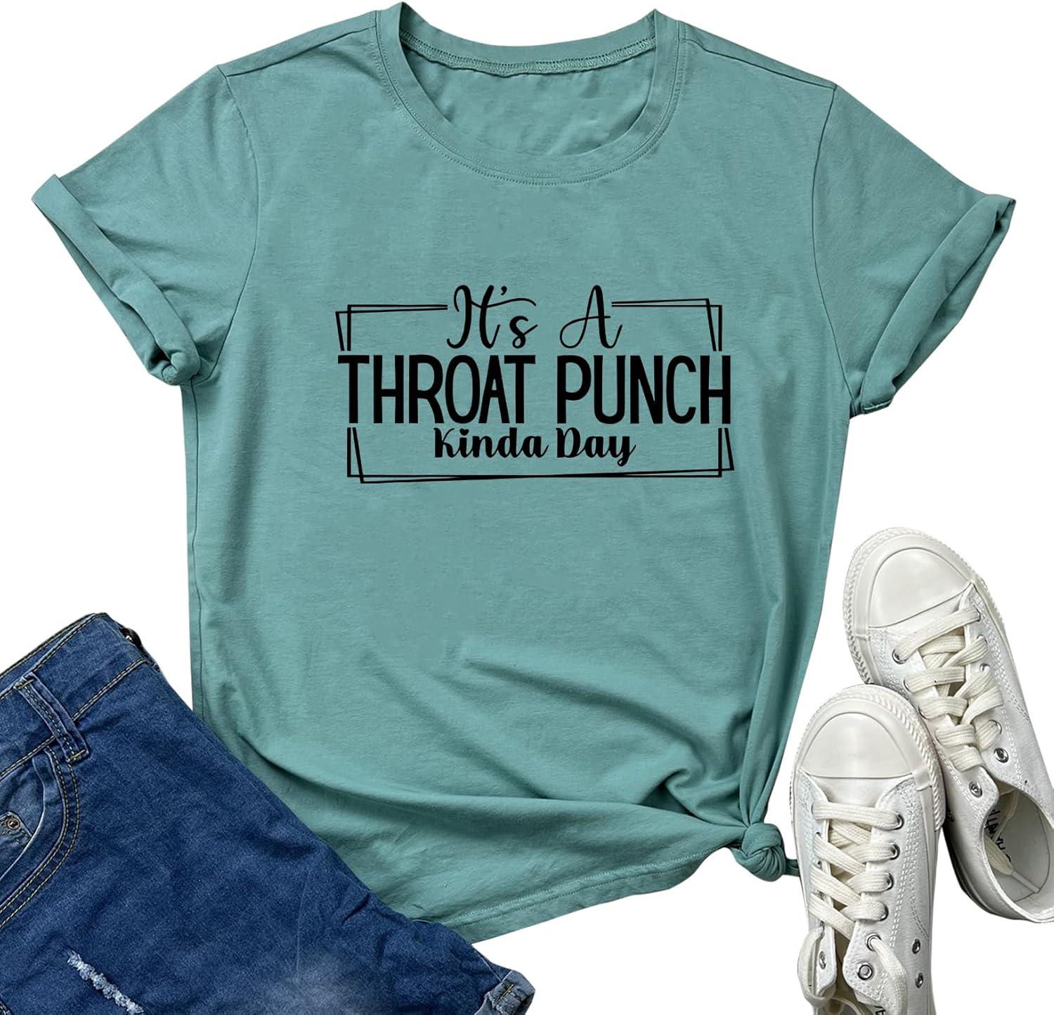 BLACKOO Women Funny Tshirts Graphic Cute Tees