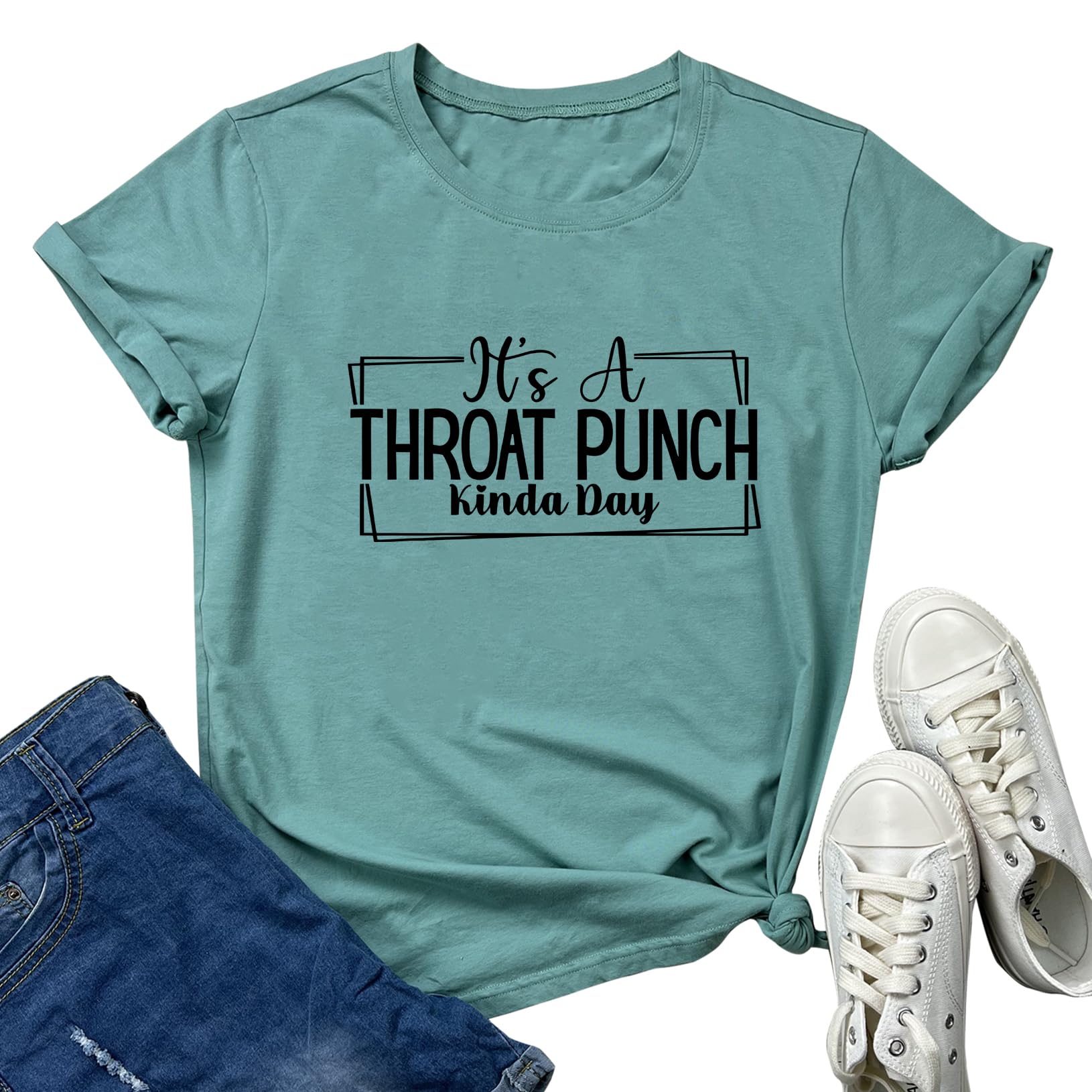 BLACKOO Women Funny Tshirts Graphic Cute Tees