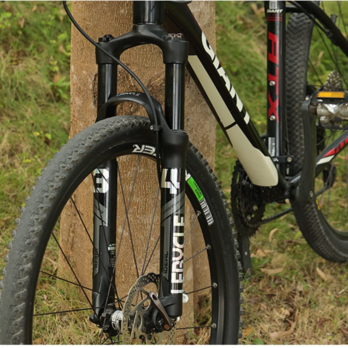 Horquilla para Bicicleta de montaña 26/27.5/29 Pulgadas con Cierre rápido de 1-1/8" y 9 mm para diversas Pistas (29")