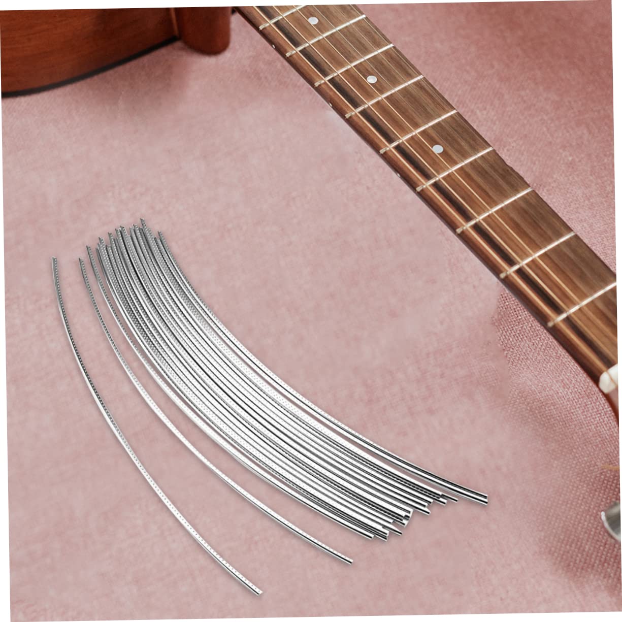 Klassische Gitarrenteile 25 Stück 2 4 Mm Gitarrenbunddrähte Metallbunddraht-kit