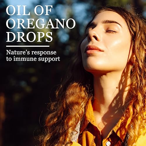 Miniatura 4 de Aceite orgánico de gotas de orégano  con aceite de semilla negra, carvacrol y timoquinona  a base de plantas, líquido de orégano USDA, sin OMG, 2