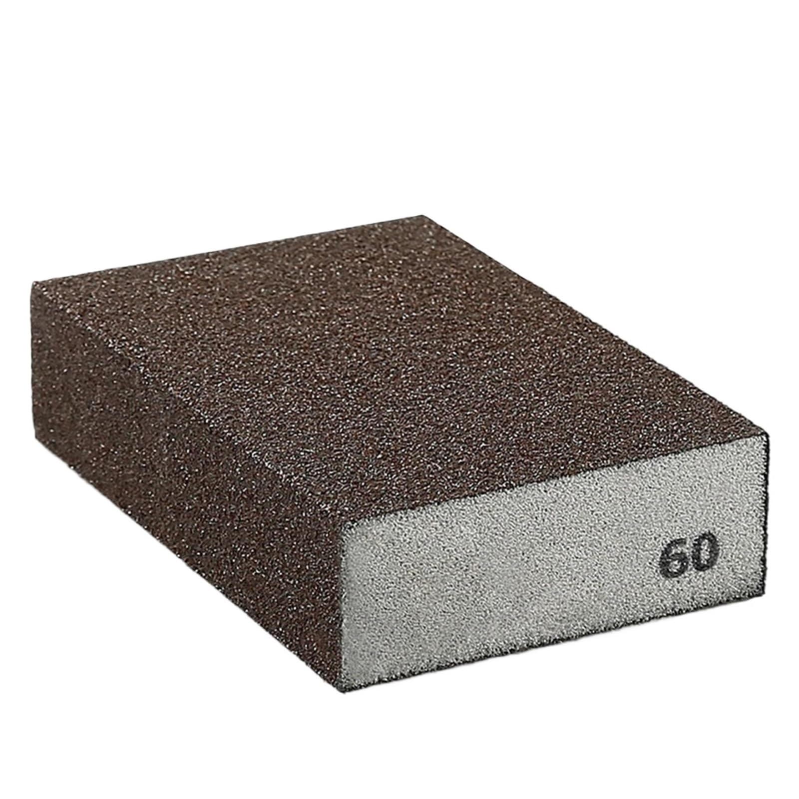 10Pcs Sanding Sponge Blocks Grit 60-320# Wall Grinding Sand Block Sandpaper Polished Brick Kitchen Cleaner For Metal Wood(A60)
