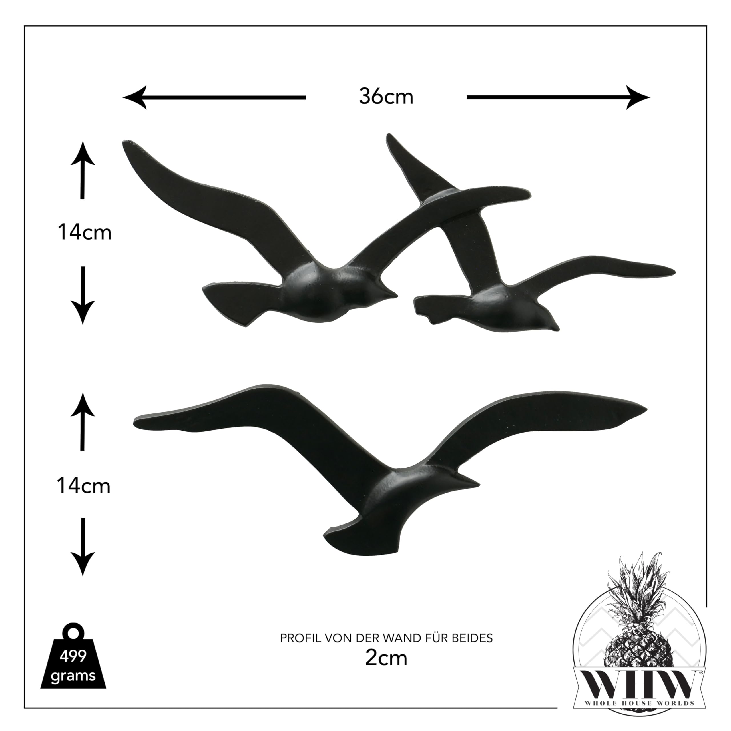 Amazon.co.jp: WHW Whole House Worlds Americana Flying Birds メタル